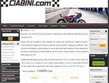 Tablet Screenshot of ciabini.com